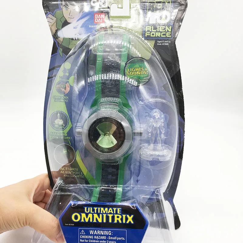 Ben 10 Ultimate часы Omnitrix стиль Япония проектор часы BAN DAI Подлинная Ben10 часы игрушка Рождественский подарок для детей