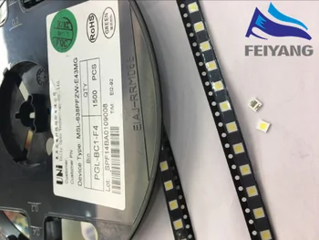 

500PCS UNI 3537 3535 1W LED Chip-2 90LM Cool white LCD Backlight for TV Application High Power LED 3v