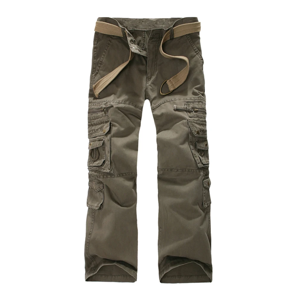 

European and American hot sale multi-pocket tooling men's trousers cotton outdoor overalls long pants military jogger
