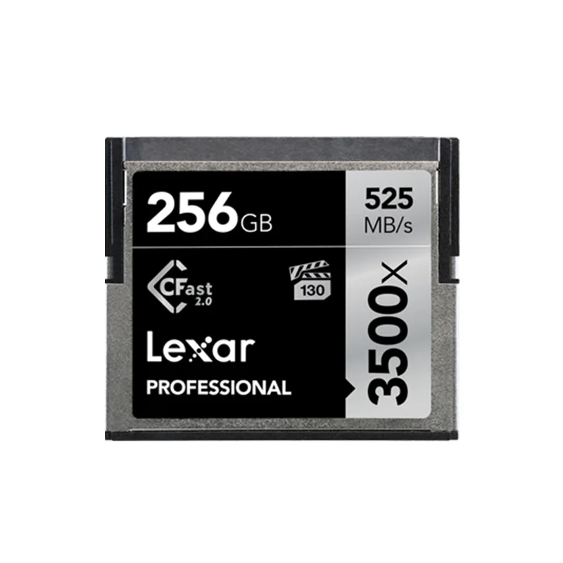 256GB Оригинальная карта Lexar CFast 2,0 3500x CF 64 Гб 128 ГБ 525 МБ/с./с 256 ГБ 512 ГБ VPG-130 карта памяти Compactflash для камеры 4 K Full HD - Емкость: 256GB