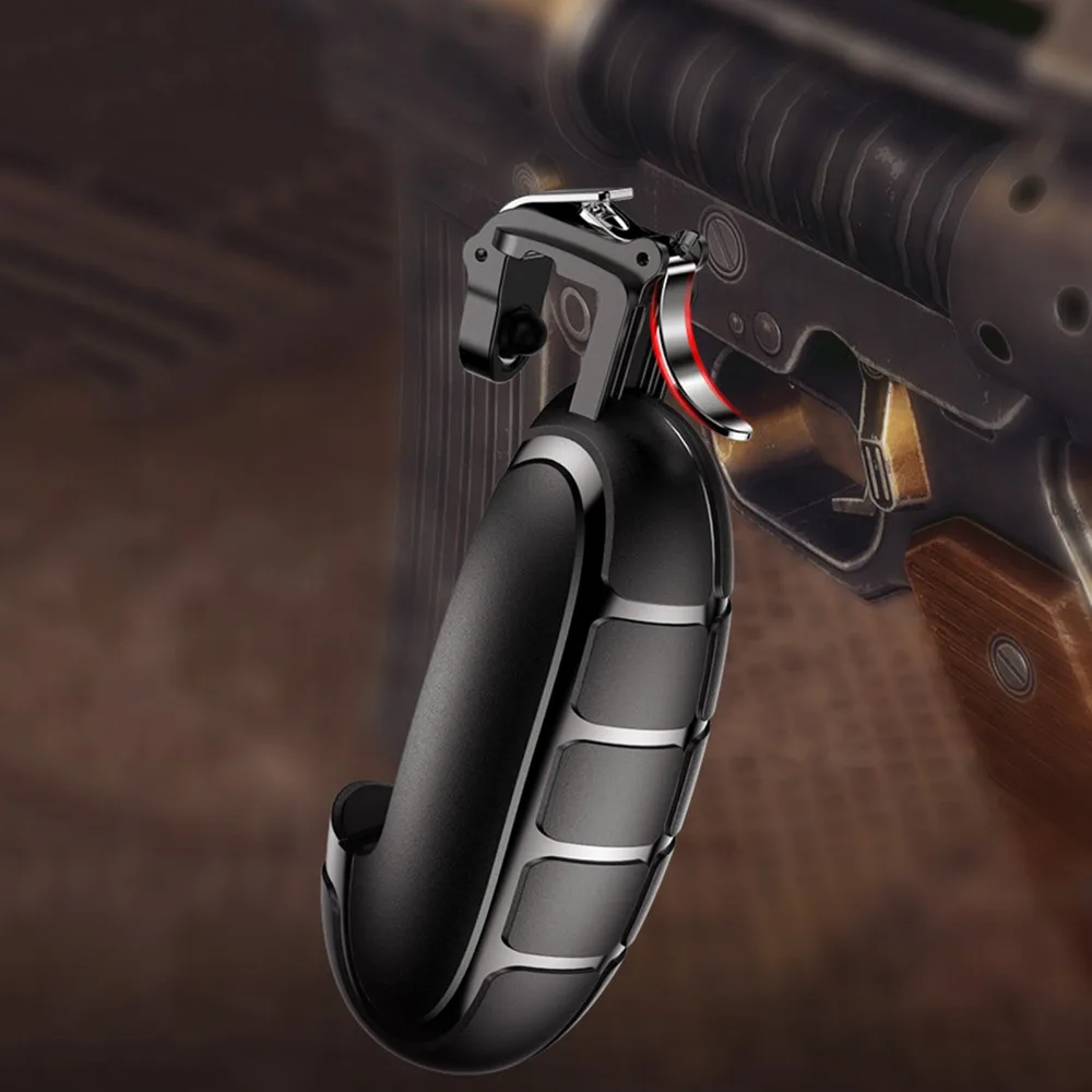  1 Pair Mobile Game Trigger Fire Button Gamepad for PUBG Gaming Handle for iPhone Android L1R1 Shoot