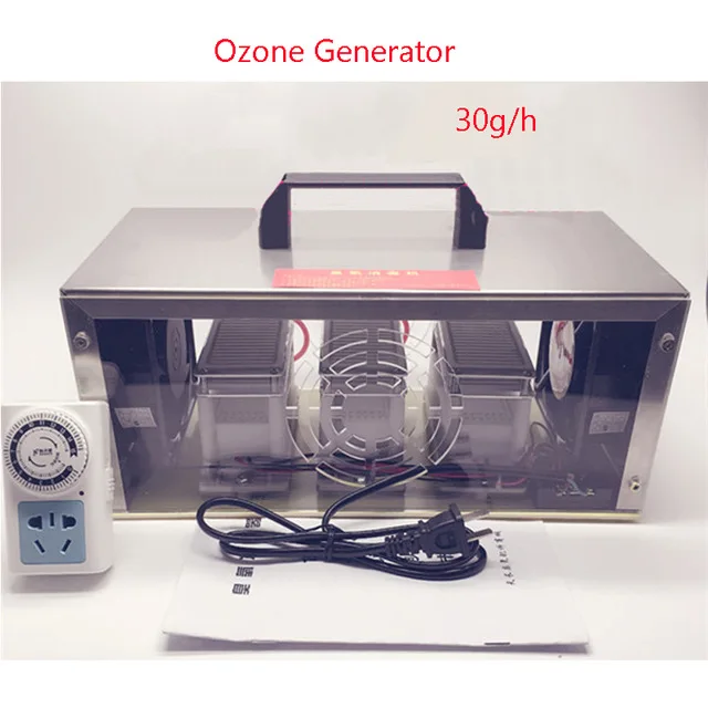 

Free Shipping 30g/h Portable O3 ozone generator ozonator machine air purifier filter deodorizer sterilization odor removal