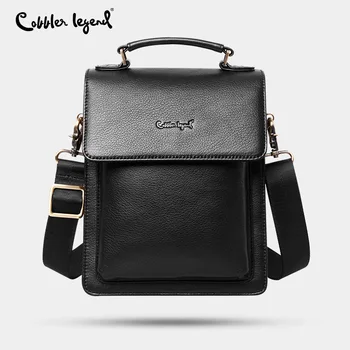 

Cobbler Legend 2019 Genuine Leather Messenger Bags High Quality Men Bags Small Travel Black Crossbody Shoulder Bag For Men