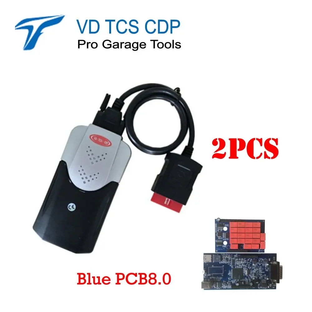 По низкой цене 2 шт. VD tcs CDP pro plus голубой печатной платы 8 0 с 2016 00/2015 3 keygen на cd cdp