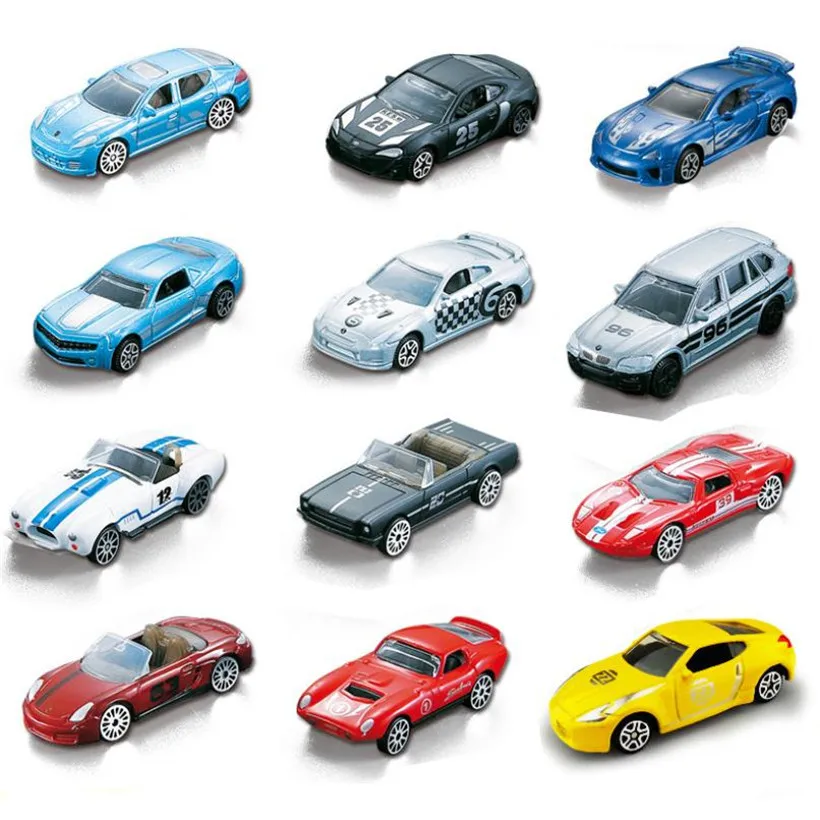 24 Styles Hot Sell 164 Diecast Metal Alloy Mini Taxiing Super Sports