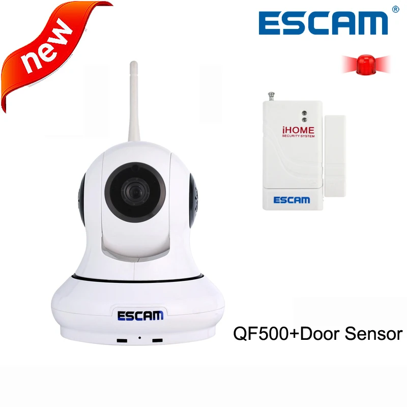 ESCAM Full HD 720P IP font b Camera b font QF500 P2P Wirless Security CCTV font