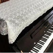 90x180 см, противопылезащитный кружевной чехол для фортепиано, ткань для фортепиано, скатерть, украшение для дома, семейный подарок