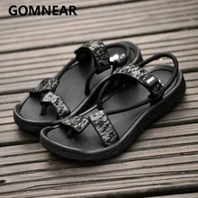 Gomnead/летние мужские пляжные сандалии; обувь для улицы; Черная водонепроницаемая обувь; мужской светильник; нескользящие сандалии;