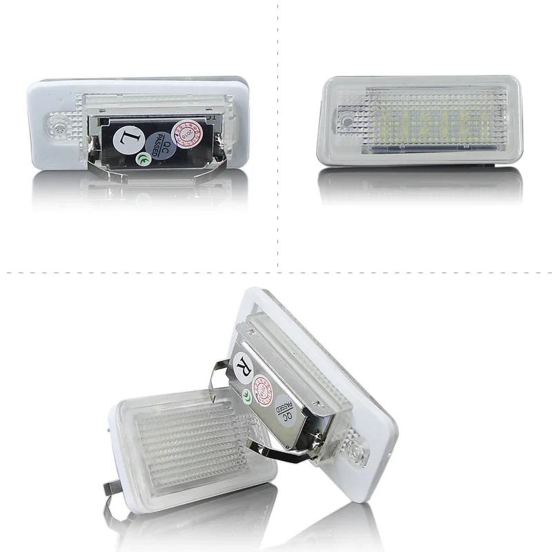 Светодиодный CANBUS без ошибок фонарь освещения номерного знака база лампы для Audi A6. C6(4F) S6 A8 S8 D3(4E) Q7 авто лампа для освещения номерного знака нет Hyper флэш-памяти