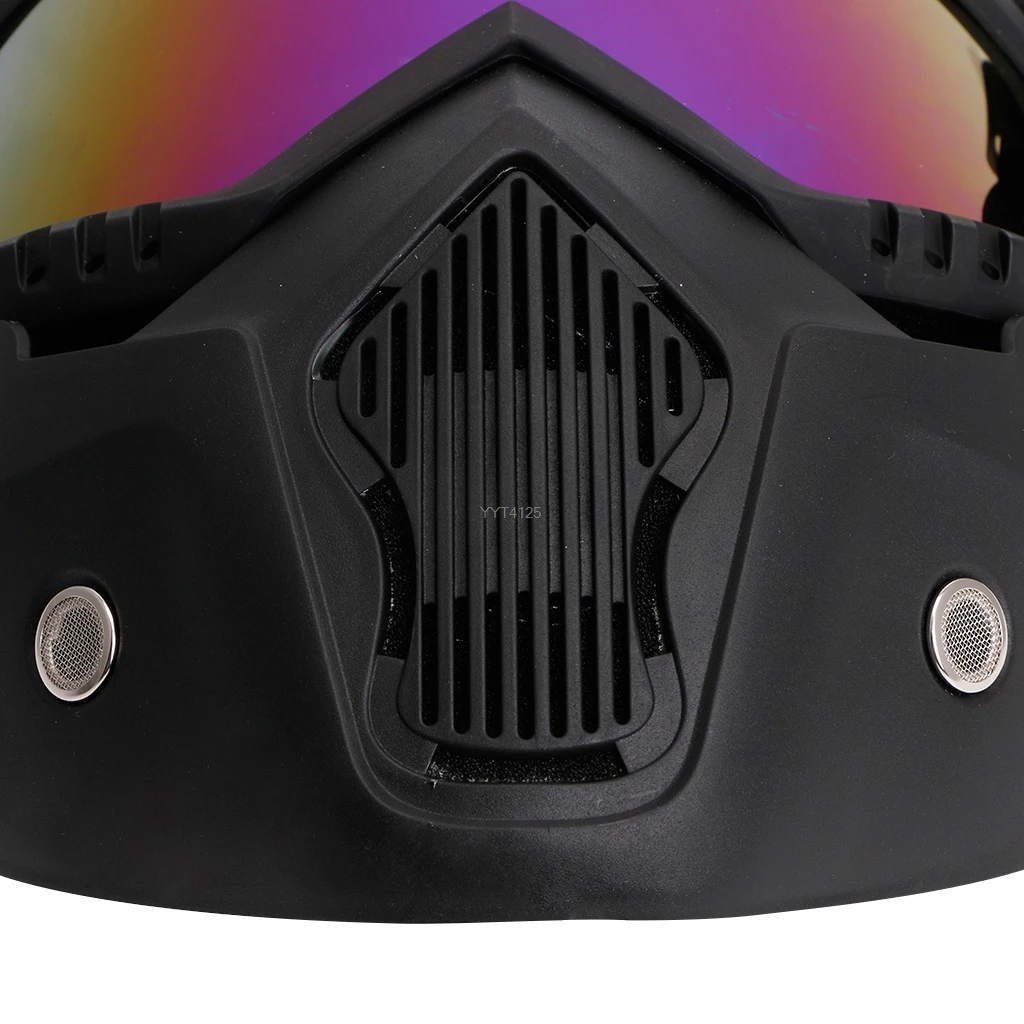 Новые очки для мотокросса, очки для лица, Пылезащитная маска со съемными мотоциклетными очками, Apr