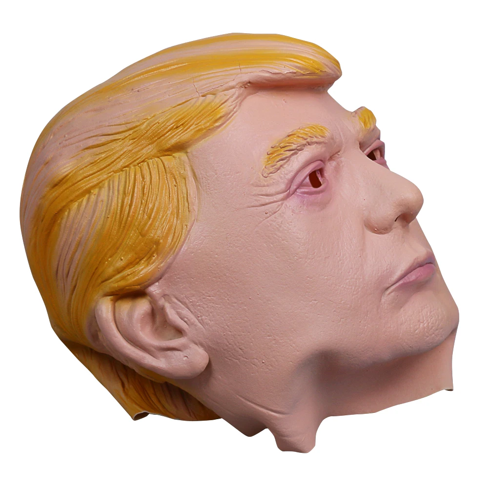 1PC Donald Trump Mask Billionaire Presidential Costume Latex Cospaly Mask For Halloween Party Decorations Ornament (6)