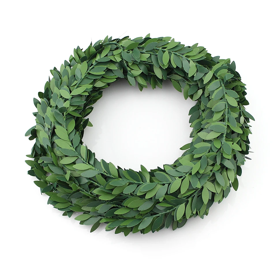 Craft fake artificial leaves leaf Gold wired Nylon//Silk embellishment wedding