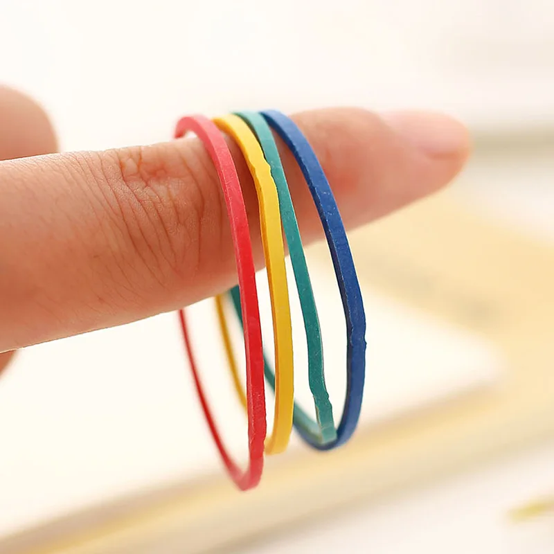 Sd Colored Rubber Bands, School Supplies