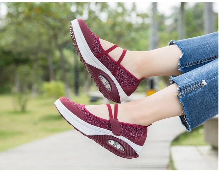 RS 8023 Breathable Summer Autumn Women Flats Shoes -12