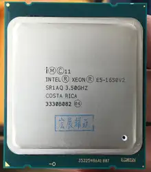 Процессор Intel Xeon E5 1650 V2 E5-1650 V2 Процессор LGA 2011 процессор сервер 100% работает должным образом настольный процессор E5-1650V2