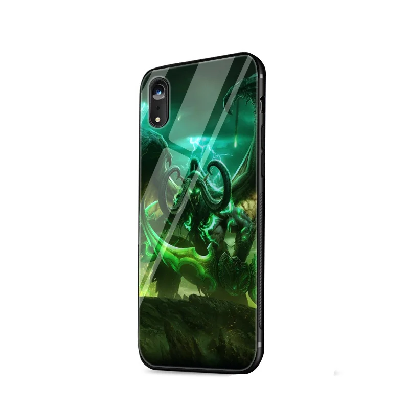Защитное стекло Desxz World Of Warcraft чехол для iPhone 5 5S SE 6 6s 7 8 Plus XR X XS Max|Чехлы-накладки| |