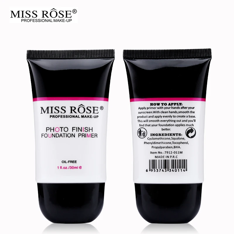 Miss Rose Cosmetics брендовый макияж лосьон-основа под макияж для лица основа гель для нанесения основания праймер De Maquiagem крем консилер поры без масла