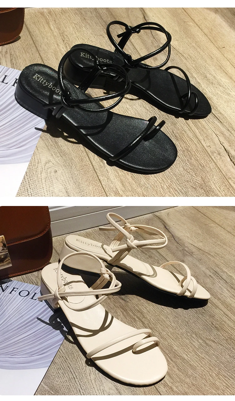 Soulier femme/сандалии в римском стиле; повседневные туфли на каблуке с ремешками; Новое поступление; туфли из синтетического материала; женские туфли с узким ремешком на каблуке-копытце