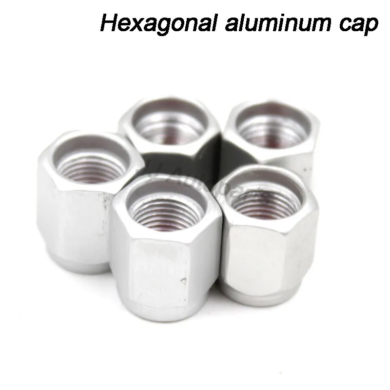 Hexagonal aluminum cap
