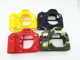 

Nice Soft Silicone Rubber DSLR Camera Video Bag For CANON 5DS 5D3 5DIII Mar Protective Body Cover Case Skin Camera Bag