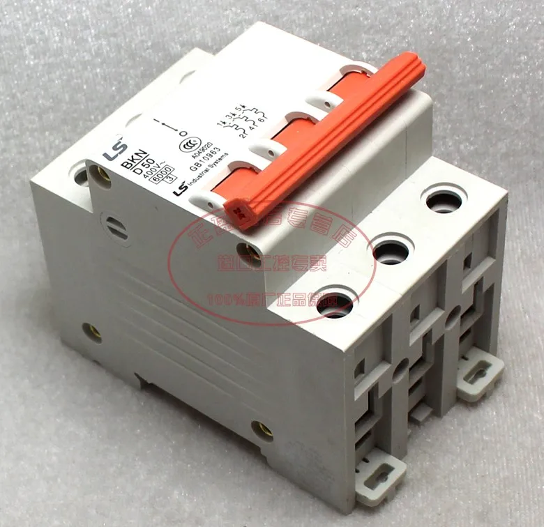 

Original authentic LG LS power generation (Wuxi) miniature circuit breaker BKN 3P D50A three-phase air switch