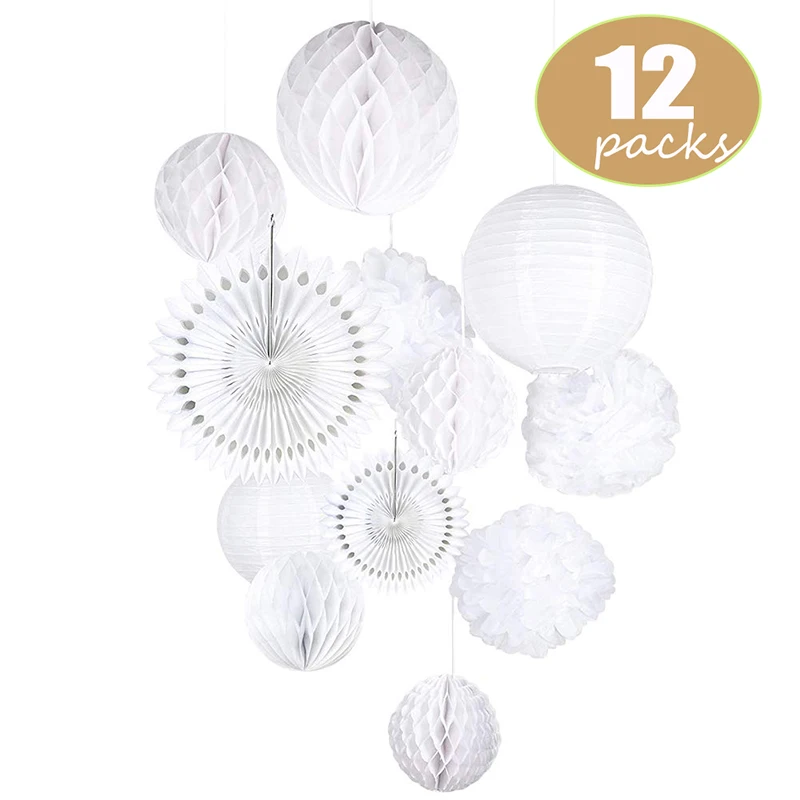 white paper decorartion