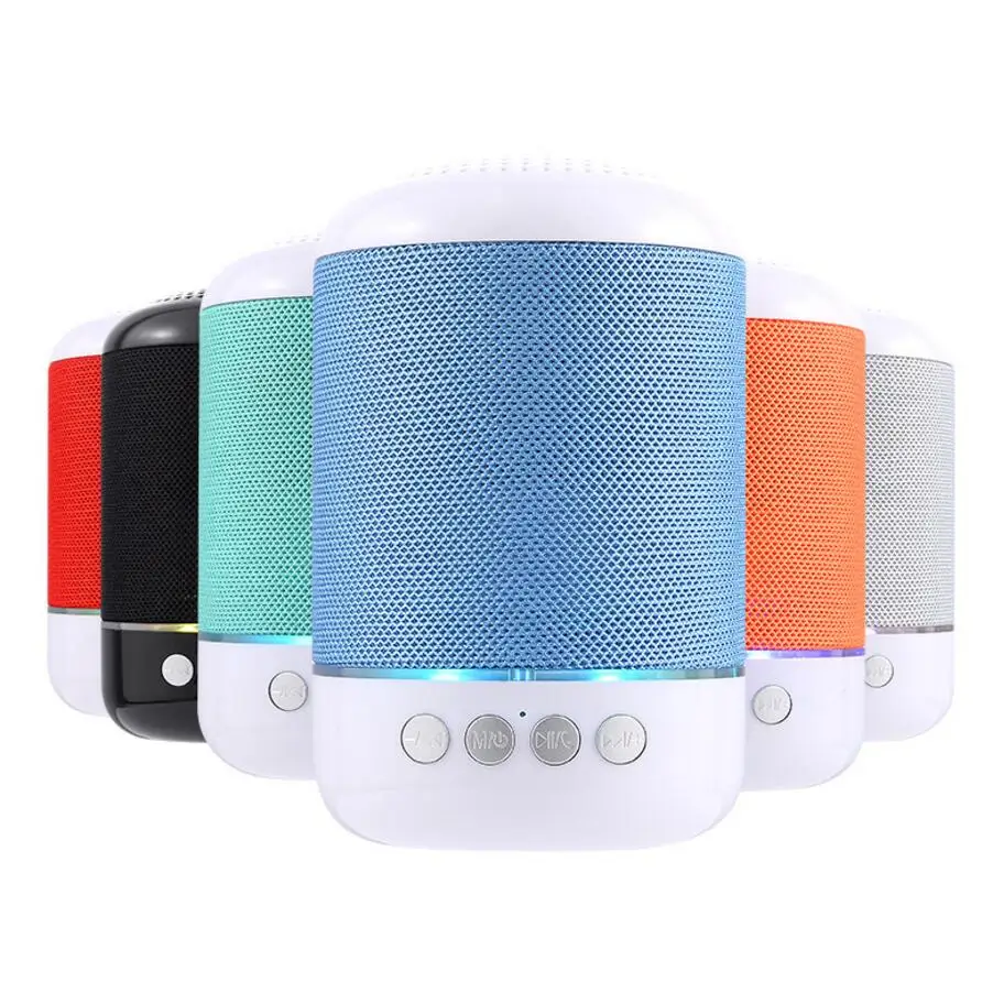 Mini Wireless Bluetooth Speaker Portable Super Bass Loudspeaker Music Player With HD Mic Support TF Card USB Disc Play