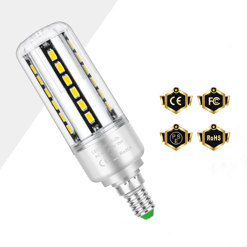 

LED Lamp E27 Corn Light Bulb E14 Candle Lamp 220V Led Bulb High Brightness 5736 Lampada Led 5W 7W 9W 12W 15W 20W 25W No Flicker