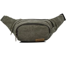 Прочная Мужская холщовая поясная сумка Hip Bum Военная Тактическая Сумка для бега