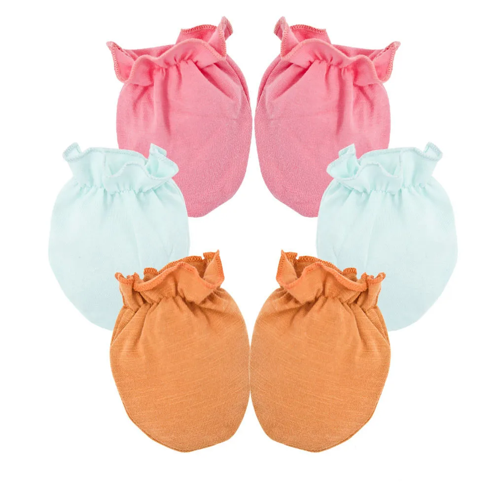 2019 Newborn Baby Gloves Anti Scratch Face Hand Guards Protection Soft Mittens Shower Gift For Girl Boy | Детская одежда и обувь