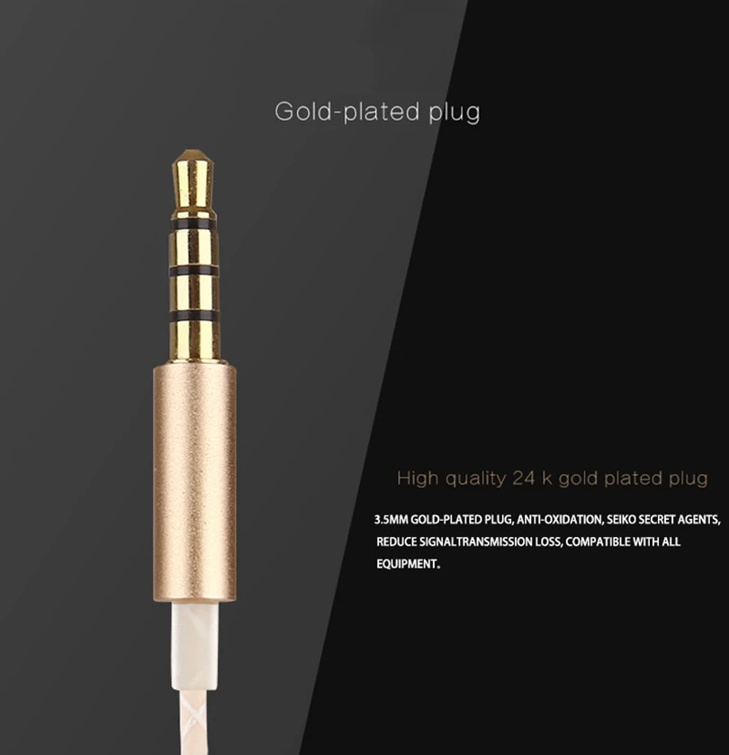Icoque Stereo Wired Earphone In Ear Hifi Music Bass Earbuds Headphone with Mic for Phone Huawei Xiaomi iPhone 6 3.5mm Earphones  (5)