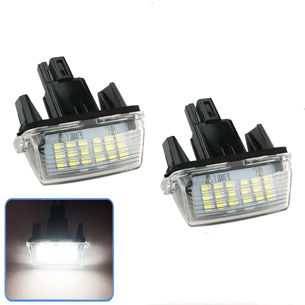 

Dragonpad 2pcs/set Led Licence Number Plate Lamp Light for Toyota Camry/YARIS/VIOS/ Avensis