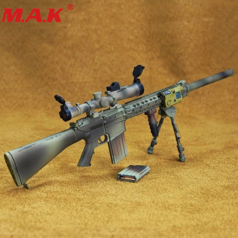 

1/6 Weapons Model Camo Sniper Rifle Gun MK11 MOD0 Model Toys For 12" Army Solider Action Figure