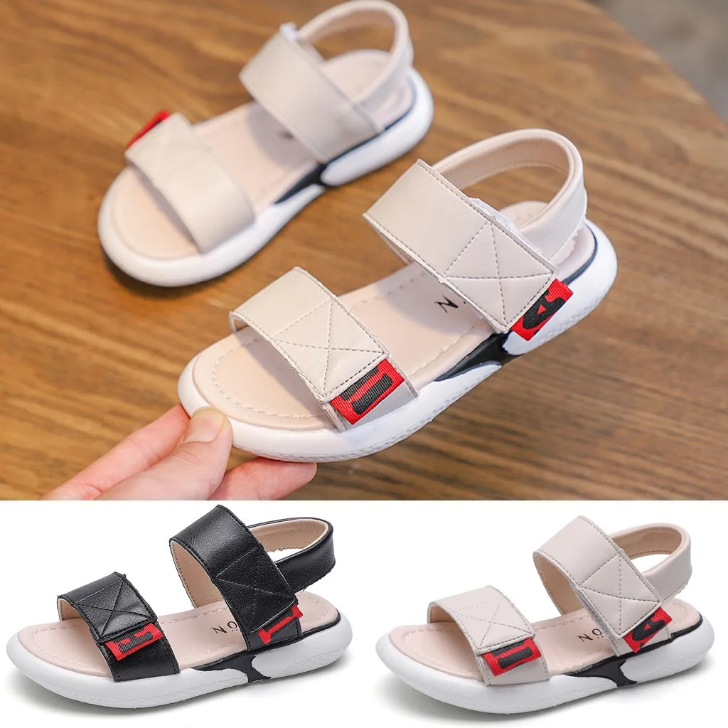

MUQGEW Summer Shoes Hook&Loop Casual Sandalets for Baby Kids Shoes Child Boys & Girls Casual Sandals Sport Summer Shoes