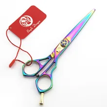 558#6 ''бренд фиолетовый дракон Высший сорт Красочные парикмахерские Ножницы JP 440C дома и салон Парикмахерская Резка ножницы ножницы волос