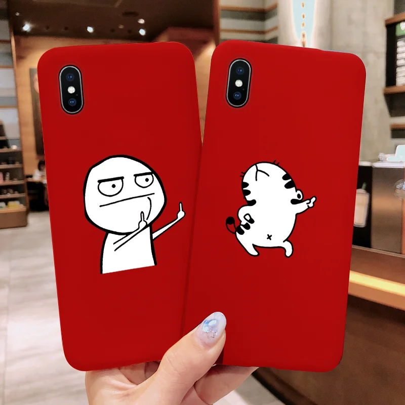 

Personalized phone Case For iPhone 8 Plus For iPhone XS Max XR X Cute Cartoon Cat Cover For iPhone 7 6 6S Plus 9 10 Soft Fundas