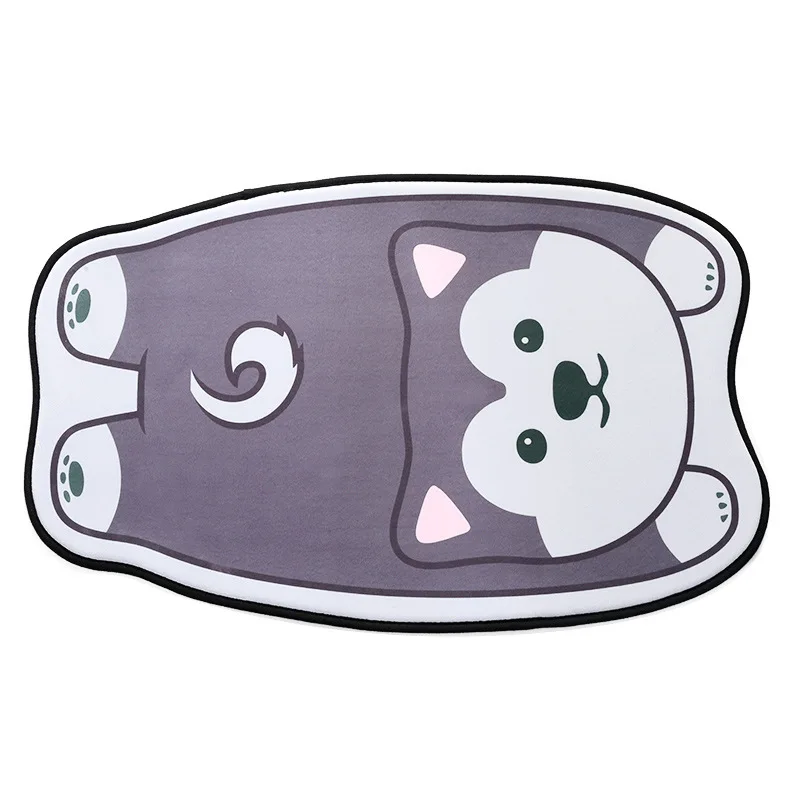 Новинка 2019 года Cat Форма двери коврики 50*80 см Нескользящие Floormat кухонный ковер