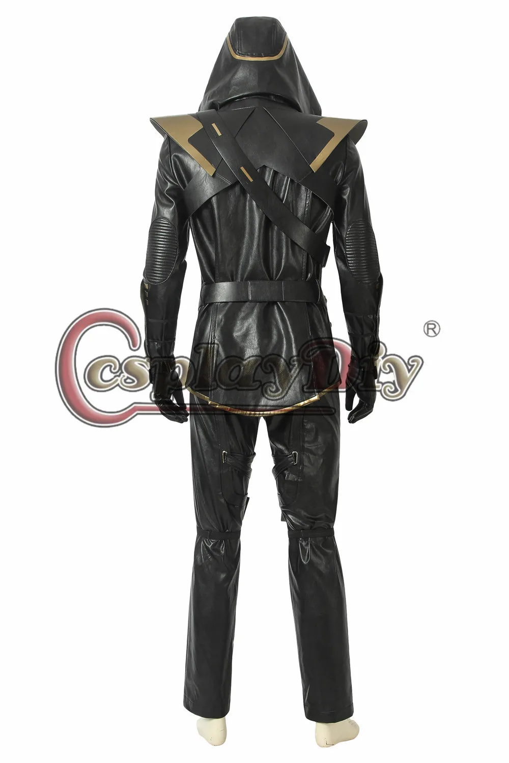 Cosplaydiy Avengers: Endgame Clinton Barton Hawkeye Ronin Cosplay Adult Man Fancy Dress Suit Halloween Costumes Custom Made