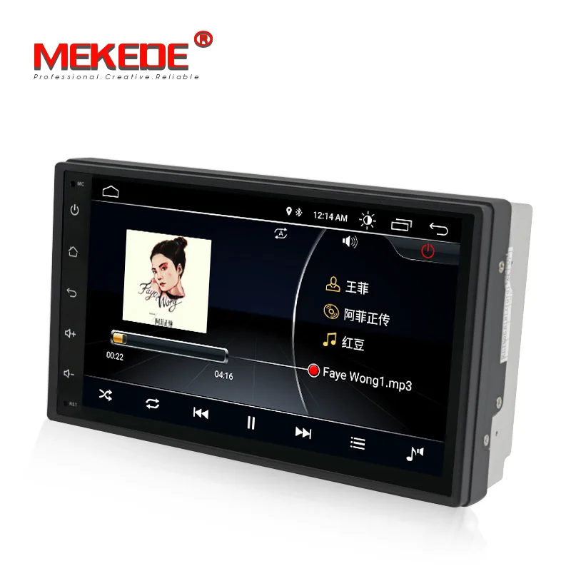 Flash Deal New model!MEKEDE Universal Android 8.1 Car GPS DVD player for Nissan V/W Toyota Peugeot KIA car Multimedia with wifi 4G SWC navi 3