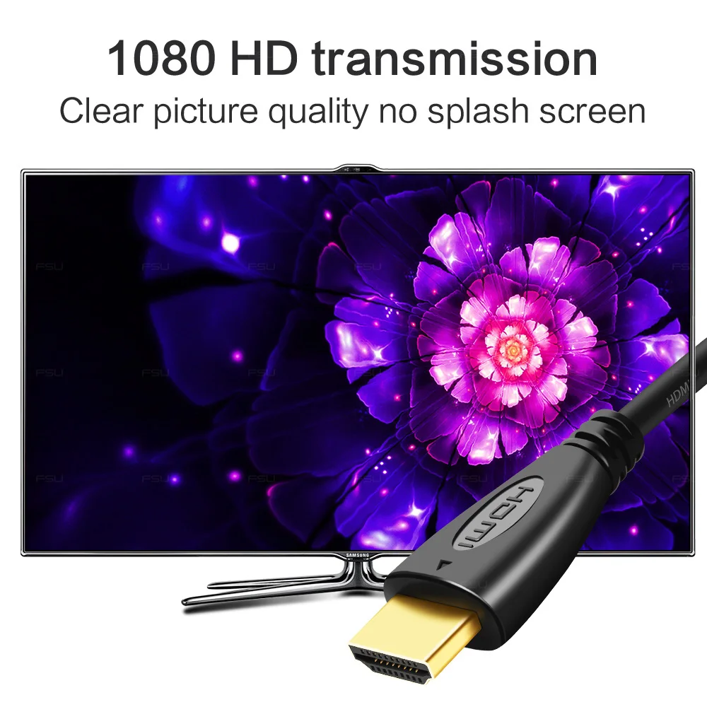 Высокоскоростной 1080P 3D HDMI кабель видео кабель 1,4 в HD папа-папа для проектора HDMI сплиттер HDTV lcd ноутбук 0,5 м 1 м 2 м 3 м 5 м 10 м