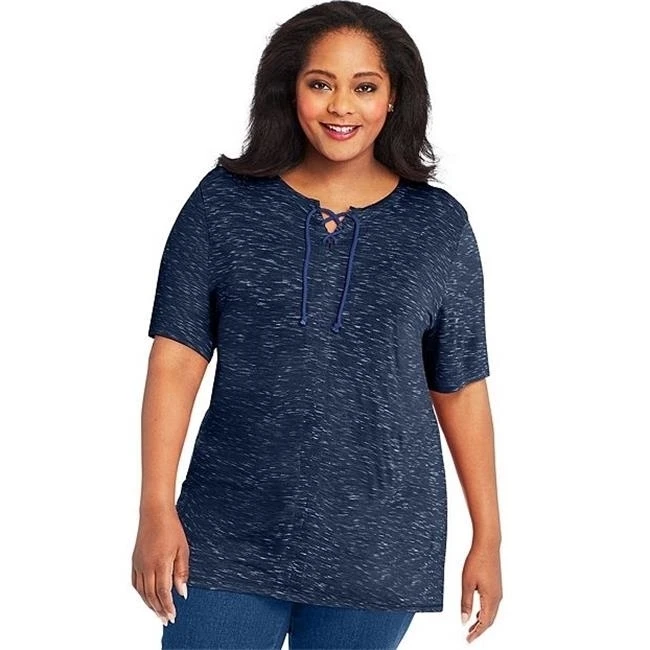 J M S 617914359331 Just My Lace Up Tunic Fnc - Size 16