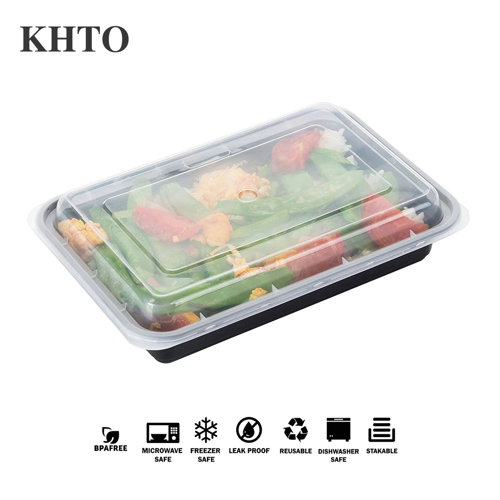 KHTO контейнеры для хранения продуктов с крышками Bento Box Ланч-бокс для пикника коробка для хранения продуктов микроволновая печь и мыть в посудомоечной машине