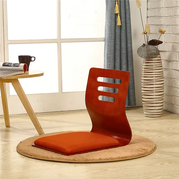 4 шт./лот, стул в японском стиле с татами, толстая Подушка, мебель для гостиной, Азиатский пол, стул без ножек, Вишневое покрытие