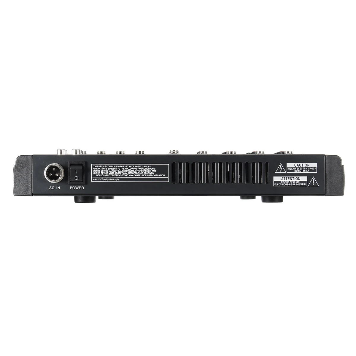 LEORY Profissional 6 канальный микшерный пульт DJ Металл Mezclador с USB СВЕТОДИОДНЫЙ LED экран