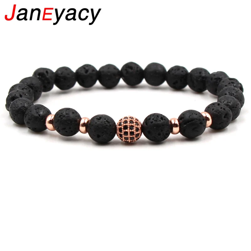 

Janeyacy 2018 Hot High Quality Top Fashion DIY Bead Bracelets Trendy Brand Bracelets Pulsera hombres Strand Women Bracelets Men