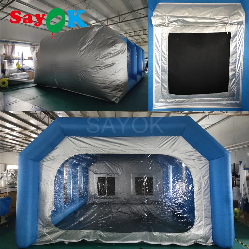 13x8x7 ft Foammaker Inflatable Paint Booth with 2 Blowers Inflatable Spray Booth with Filter System Portable Car Paint Booth for Car Parking Tent Workstation 13x8x7 ft Foammaker Inflatable Paint Booth with 2 Blowers Inflatable Spray Booth with Filter System Portable Car Paint Booth for Car Parking Tent Workstation