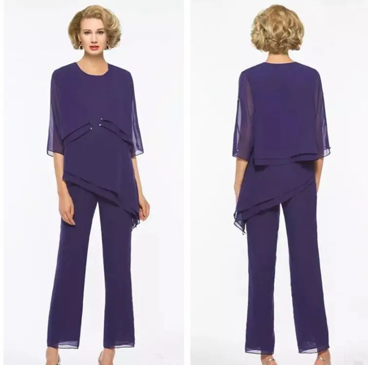 purple pant suits for wedding