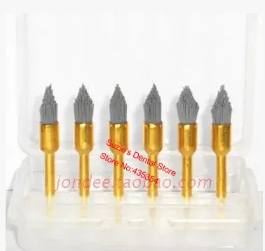 

100pcs NEW Silicon Carbide Pointed Polishing Polisher Brushes Latch Type
