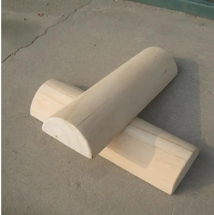 Подушка из натурального массива дерева для ремонта шеи и сауны, деревянная подушка для здоровья - Цвет: 1pcs