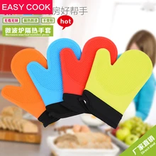 1 шт. цветные случайные силиконовые перчатки для духовки перчатки для микроволновой печи Нескользящие формы для выпечки инструменты для выпечки торта кухонные аксессуары